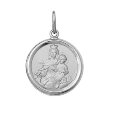 Imagem de Pingente Redondo Medio 2,6cm Ouro Maciço 18k FDMR2-K430 (22 Santos) - 