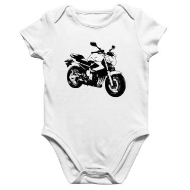 Imagem de Body Bebê Algodão Moto XJ6 N Art - Foca na Moda, Branco, G