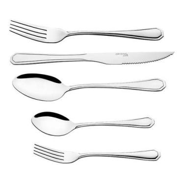 Imagem de Jogo Garfo Faca  Inox  60 Peças Bar/restaurante Buffet - ORIGINAL LINE