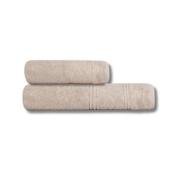 Imagem de Conjunto de Toalhas 100% Algodão Olívia Luxo 2 Peças - Bella Enxovais,