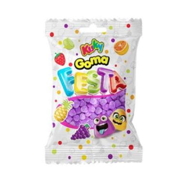 Imagem de Bala De Goma Festa Kuky 500g Tipo Jujuba Escolha O Sabor, UVA