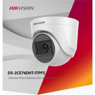 Imagem de Camera Hikvision Turret DS-2CE76D0T-Itpfs 2MP 2.8M