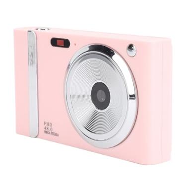 Imagem de Câmera Digital 1080P 48MP, Tela IPS de 2,4 Polegadas Zoom Digital 16x Foco Automático Anti Vibração Câmeras Compactas de Apontar e Disparar Com Selfie e Flash Câmeras Pequenas