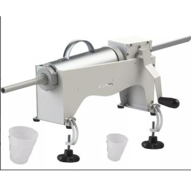 Imagem de Ensacadeira Canhão Encher Linguiça Salame Cilindro Inox 2l - Jl Colomb