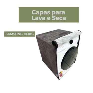 Imagem de Capa lava e seca samsung 10.1kg impermeável flex - Capas Flex, MARROM
