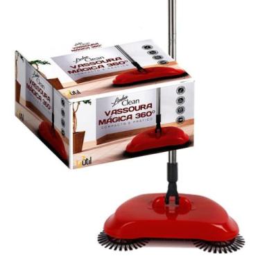 Imagem de Vassoura Mágica 360º Com Cabo De Aço Inox - Prática E Ecológica - Impo