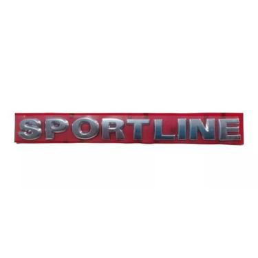 Imagem de Emblema Letreiro Sportline Vw Golf Gol Fox Polo Cromado - Marçon