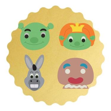 Imagem de Kit 4 Cortadores Modular Cabeça Personagens Shrek - DOCE IMPRESSO,  10