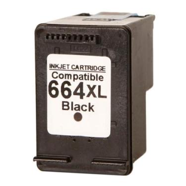 Imagem de Cartucho De Tinta 664xl Preto 12ml 2136 3636 4676 1115 3776 - Megaplus