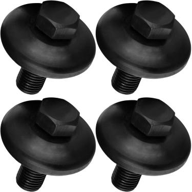 Imagem de TLAOISUS Conjunto de 4 parafusos e arruelas de lâmina 532193003 (1-1/10.2 cm X 7/40.6 cm-20) para Husqvarna AYP Craftsman Parafuso de lâmina de cortador de grama/trator com arruela em forma de concha