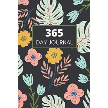 Imagem de 365 Day Journal - One Page A Day | Lined | Undated | 6x9 Daily Diary | Floral Pattern Cover: Daily Diary for 365 days of Journaling. Gift for Family and Friends