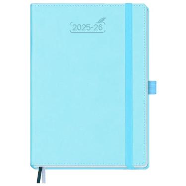 Imagem de BEZEND Agenda 2026 semanal e mensal (15,2 cm x 21,6 cm) agenda diária com abas (25 de julho a 26 de dezembro) Horários verticais por hora, bolso de armazenamento, suporte para caneta, capa dura de