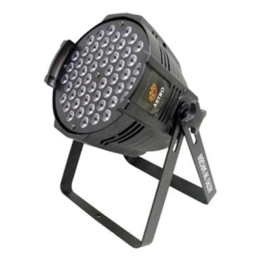 Imagem de Refletor Optpar 54 Leds Par 64 Strobo 3w Dmx Para Dj E Festa - ASTRO