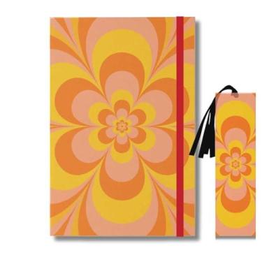 Imagem de Caderno Kraft A5-50 Folhas + Marcador de Página Groovy 05