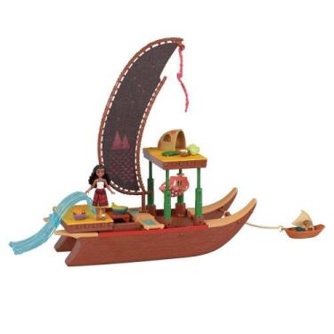 Imagem de Moana 2 Barco de Aventuras Mini Boneca e Acessórios - Mattel