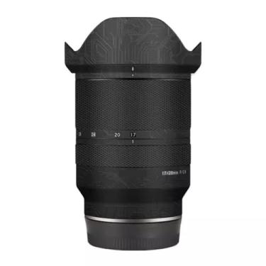 Imagem de Película adesiva para lente de câmera Tamron 17-28 mm F2.8 Di Lil RXD adequado para Sony Mount Camera Protector Vinyl Decal Skin F/2.8 17-28 2.8 (Circuit Black)