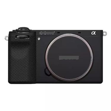 Imagem de Adesivo de corpo de câmera Alpha 6700 película protetora de vinil decalques acessórios para Sony A6700 (preto fosco)