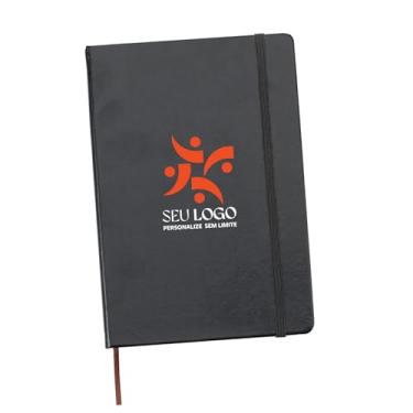 Imagem de Kit Personalizado para Eventos Corporativos Caderneta Moleskine A5 148 x 210mm Sem Pauta (10, Preto)