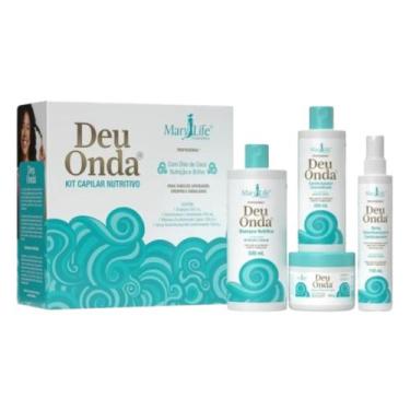 Imagem de Kit Capilar Nutritivo Deu Onda Com 4 Itens - Mary Life