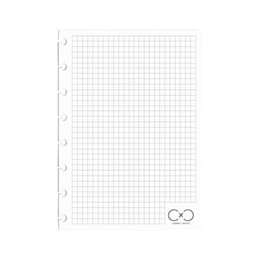 Imagem de Caderno Criativo Refil 50 Folhas Quadriculadas Discos Inteligente (Médio)