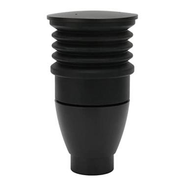 Imagem de GRCFUMO 60g Escaninho de feijão para moedor de café, Escaninho de feijão para moedor de liga de alumínio, Escaninho para sopro de feijão de café para peças de máquina de café (Preto)