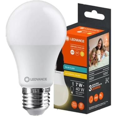 Imagem de Lampada Led Bulbo 7w Luz Quente 3000K Amarela Bivolt
