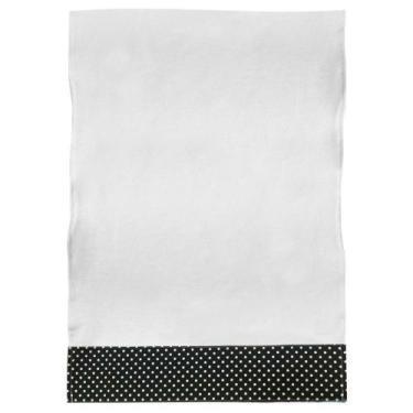 Imagem de Pano de Prato Algodão Personalizado Com Barrado Estampado Alta Absorçã