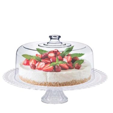 Imagem de Ruvolo Boleira Verona, Boleira com Tampa Acrílica e Prato de Vidro