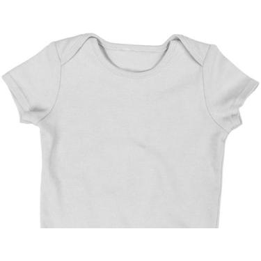 Imagem de Body Bebê Branco para Sublimação de Poliéster Branca - Del France, P