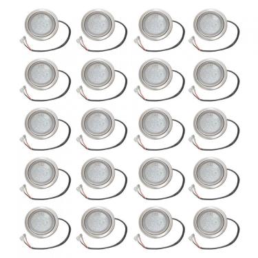 Imagem de Kit Lâmpada Led Redonda Para Coifa Plug Simples 20 Peças Bivolt