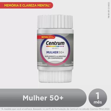 Imagem de Multivitaminico centrum select mulher 50 + vitaminas de A A Z 30 comprimidos