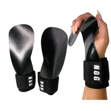 Imagem de Luva Hand Grip para CrossFit e LPO, Protetor Palmar com Tira de Pulso, Preto (PRETO, P/M)