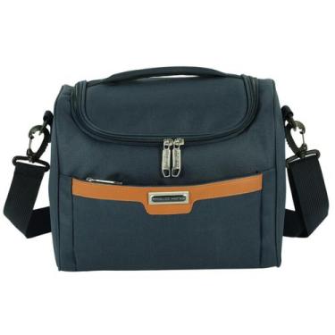 Imagem de Frasqueira Viagem Necessaire Transversal Original Polo King, Azul, Fr1