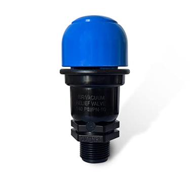 Imagem de UPLYKKE Válvula de alívio de ar 3/10.2 cm liberação de ar e vácuo na irrigação economia de água agricultura sistema de irrigação por gotejamento tomada protegida - 1 peça