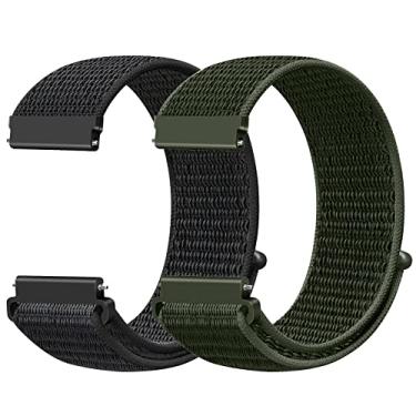 Imagem de AVOD Pulseiras esportivas de nylon de 19 mm de liberação rápida compatíveis com Willful/YAMAY/Letsfit/LETSCOM/TEMINICE/LIFEBEE/Lintelek/ ID205 ID205L ID205G ID205S ID205U/Blackview/UMIDIGI para