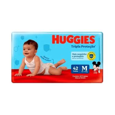 Imagem de Fralda Huggies Tamanho M Tripla Proteção 42 Unidades Huggies