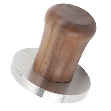 Imagem de Violagem de café Em pó, Prensa de café Expresso Destacável Com Base Plana de Aço Inoxidável e Alça de Nogueira, para Casa, Escritório, Loja, Fácil de Segurar e Limpar, Acessório