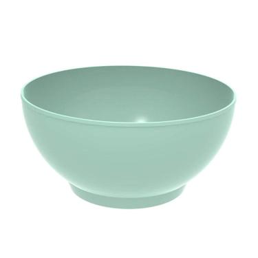 Imagem de Tigela Grande Crippa Travessa Redonda 3,1L Verde Menta Servir Salada Sobremesa Pratos Q...