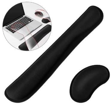 Imagem de Apoio Punho E Pulso Teclado Suporte Ergonomico Kit Espuma