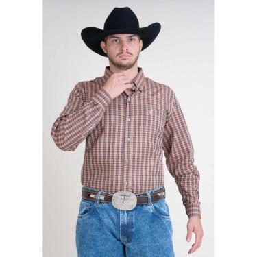 Imagem de CAMISA MASCULINA MANGA LONGA TEXAS FARM - CAL376 - DO XG AO G2 - XADREZ-Masculino