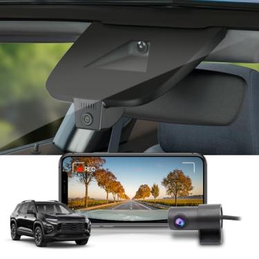 Imagem de Fitcamx Frente 2160P+Traseiro 1080P Dash Cam para Chevy Equinox EV 2024 2025 Electric (HD2-D2000) Não para Gas-Powered, OEM Estilo, DUAL HD Vídeo, WiFi & APP, Loop Gravação, G-Sensor, 128GB Cartão