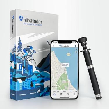 Imagem de BikeFinder Gen2 – Rastreador GPS de bicicleta, rastreador antirroubo oculto no guidão, dispositivo de rastreamento de bicicleta, localizador GPS de bicicleta, serve para todas as bicicletas, cobertura