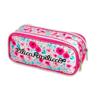 Imagem de Estojo Duplo Escolar Lilica Ripilica Infantil Florido