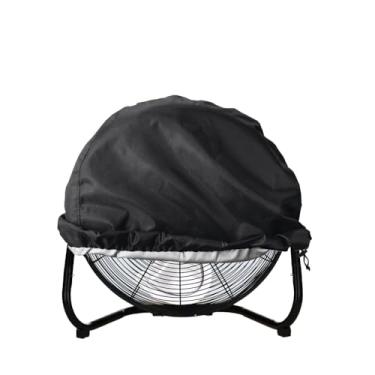 Imagem de BJYasoppu Capa à prova de poeira para ventilador industrial, adequada para 45,7 cm e 50,8 cm de movimento de alta velocidade, ventilador de tambor resistente, capa de ventilador de piso externo, serve