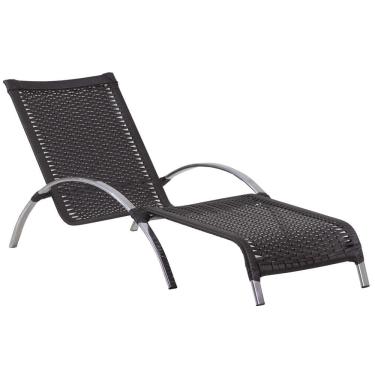 Imagem de Cadeira para Piscina em Alumínio para Tomar Sol e Praia Trama