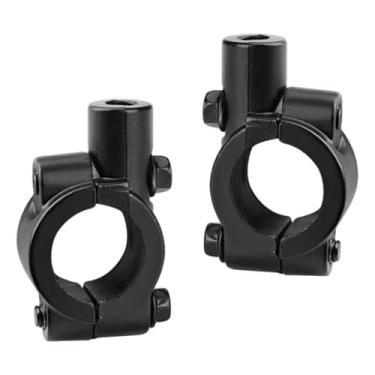 Imagem de Mqetly Suportes de Espelho Retrovisor Genéricos para Motocicleta, Braçadeiras, Adaptadores de Liga de Alumínio de 7/8" com Rosca de 8 Mm para Bicicleta,