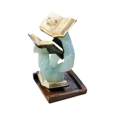 Imagem de Ornamento De Livro Mágico Flutuante Feito À Mão, Torre De Dados, Estan