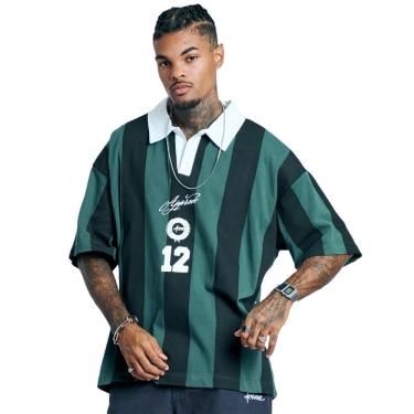 Imagem de Camiseta Polo Approve Masculina Master Listras Oversize