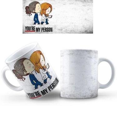 Imagem de Caneca Greys Anatomy COM SEU NOME de Porcelana vários modelos - loja d