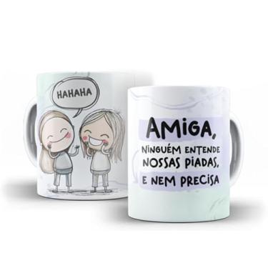 Imagem de Caneca branca amigas (18707)